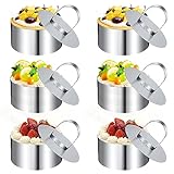 Servierringe, Dessertringe 8cm, 6 Stücke Servierring , Anrichteringe mit...