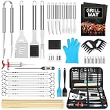 Morole Grill Zubehör Tool Set 45 PCS BBQ, Grillzubehör Geschenk für...