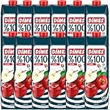 Dimes 100 % Apfelsaft – 1 L Flasche | Direktsaft ohne Zusatzstoffe,...