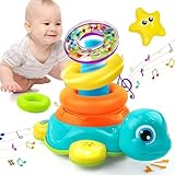 HUIYOKAY Baby Spielzeug ab 6 8 9 12 Monate Schildkröten Babyspielzeug ab 1...