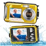 SenDeluz Unterwasserkamera, Full HD 2.7K 48MP Autofocus Digitalkamera 10FT...