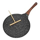 Jomdjmskes Crepe Pfanne, 26.5 cm Pfannkuchenpfanne Induktion,...