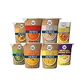 Protein Instant Suppe Street Soup Probierpaket | 8x50g, je 300 ml Suppe |...