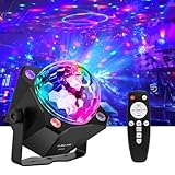 Party Lichter Disco Ball Licht, Dj Disco Licht Sound Aktiviert Glow Party...