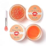 ANAiRUi Lippenbalsam und Lippenpeeling-Set, Pfirsich Lippenpflegeset,...