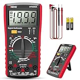 Multimeter Digital, Voltmeter, Ohmmeter, Amperemeter mit TRMS 2000...