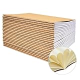 YBCPACK Kraft Notizbuch A5 Dotted, 20 Notizbücher Set, Gepunktet Notizheft...