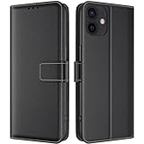 TQIAHF Handyhülle für iPhone 12 / iPhone 12 Pro Hülle Klapphülle Leder...