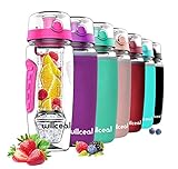 willceal Wasserflasche Mit Fruchteinsatz 945 ml Durable mit abnehmbarem...
