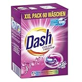 Dash Color Frische 3-in-1 Caps Sparpack | 60 Waschladungen | Für bunte &...
