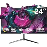 Great voell Curved Gaming Monitor 24 Inches, 100 Hz, FHD (1920 x 1080P),...