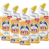 WC-Ente Total Aktiv Gel, Flüssiger WC Reiniger antibakteriell,...
