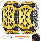 Schneeketten, 6 Stück Universal Schneeketten für Auto Winter,...