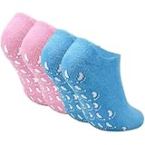 2 Paar Silikonsocken für Füße,Feuchtigkeitsspendende Fussmaske Hornhaut...