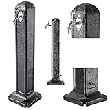 KADAX Wassersäule aus Kunststoff, Gartenwasserhahnsäule,...