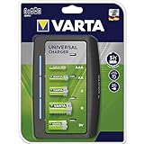 VARTA Akku Ladegerät, Batterieladegerät für wiederaufladbare Batterien,...