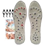 Magnetische Einlegesohlen mit Kopfstein-Effekt - Reflexzonen-Massage &...