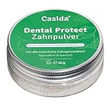 Casida® Dental Protect Zahnpulver - Zahnpflegepulver ohne Fluorid - Mit 2...