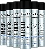 Syoss Haarspray Fiber Flex Haltegrad 4 (400 ml), extra starkes Haarspray...