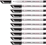 STABILO - Folienstift - OHPen universal - wasserlöslich medium - 10er Pack...