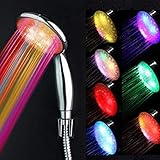 Led Duschkopf mit Farbwechsel, Duschkopf Led Farbwechsel Temperatur, Dusche...