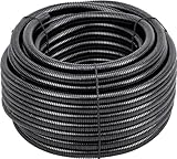 Meister Isolierrohr Flexible Ausführung-25 Meter-schwarz-750 N (mittel)...