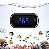 Brifit Aquarium Thermometer, Mini Aquarium Thermometer Digital, LED...