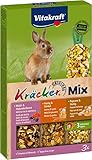 Vitakraft Kräcker Mix, Nagersnack, für Zwergkaninchen, mit Waldbeere, mit...