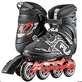 FILA SKATES 010619090 Legacy PRO 84 Inline Skate Herren Black/RED Größe...