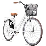 Bergsteiger Amsterdam 26 Zoll, 28 Zoll Damenfahrrad, ab 150 cm, Korb,...