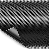 Luxshield Carbon Folie 12x100cm für Auto, Motorrad, Bike - selbstklebend,...