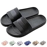 Herren/Damen Badeschuhe Hausschuhe Slippers Sommer Slide Pantoletten...