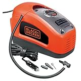 Black+Decker Kompressor (11 bar / 160PSI, Luftpumpe, digitale...