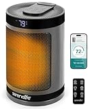 SereneLife Tragbarer Raumheizer – 1500W elektrischer Heizlüfter für den...