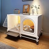 CTREVL Mobiler Hühnerstall mit Herausziehbaren Kotwannen, Hühnerkäfig...