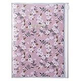 MARK'S 2022/2023 Taschenkalender A5 vertikal, Flower Pattern, Pink: Von...