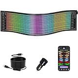 JDVOOTD Flexibler LED Anzeigetafel, 37 x 9.2cm – Programmierbare...