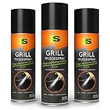 3 x 500ml Spraytive Grill-Pflegespray - BBQ Grill-Reiniger - Pflegt &...