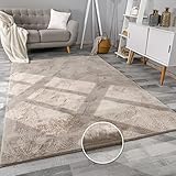 Paco Home Hochflor Teppich Wohnzimmer Flauschig Fellteppich Kunstfell...