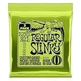 Ernie Ball Regular Slinky Nickel Wound E-Gitarrensaiten, 3er-Pack, Stärke...