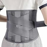 Jokisa Rückenbandage mit Stützstreben,Lendenwirbelstütze aus...