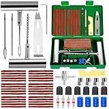 BGIUSQF 58 Pcs Reifenreparaturset, Autoreifen Reparaturset, Tragbar Reifen...