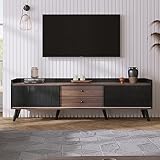 Dalred TV-Schrank mit Zwei Schubladen, Fernsehtisch TV Board, TV- Lowboard...