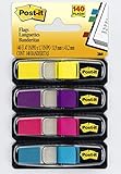 Post-it Index Flags Schmal, Packung mit 4 Spendern, 35 Blatt pro Spender,...