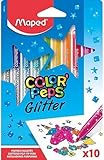 Maped - Glitzer-Filzstifte COLOR'PEPS GLITTER - hervorragende Deckkraft-...