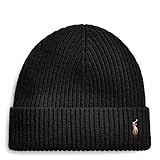 Polo Ralph Lauren - Signature Pony Wollmütze - Schwarz