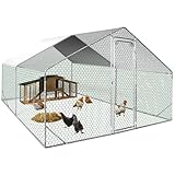 idmarket – Laufstall Hühnerstall 12 m² Park, Drahtgestell, aus...