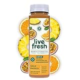 LiveFresh Gold Rausch Multivitaminsaft 12x250ml | Kaltgepresst | Niemals...