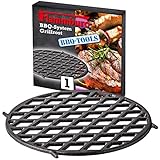 FLAMMBURO BBQ-System Rost Ø 30 cm – Gusseisen mit porzellanemaillierter...