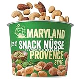 Maryland Snack Nüsse Provence 275g Becher – Mediterran gewürzte...